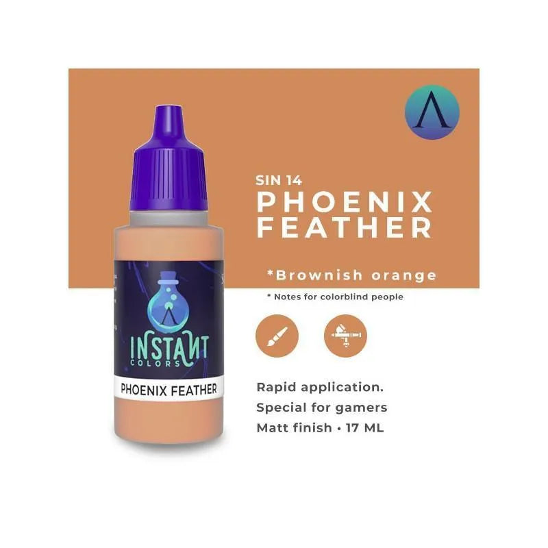 Phoenix Feather (Instant Color) - ZZGames.dk