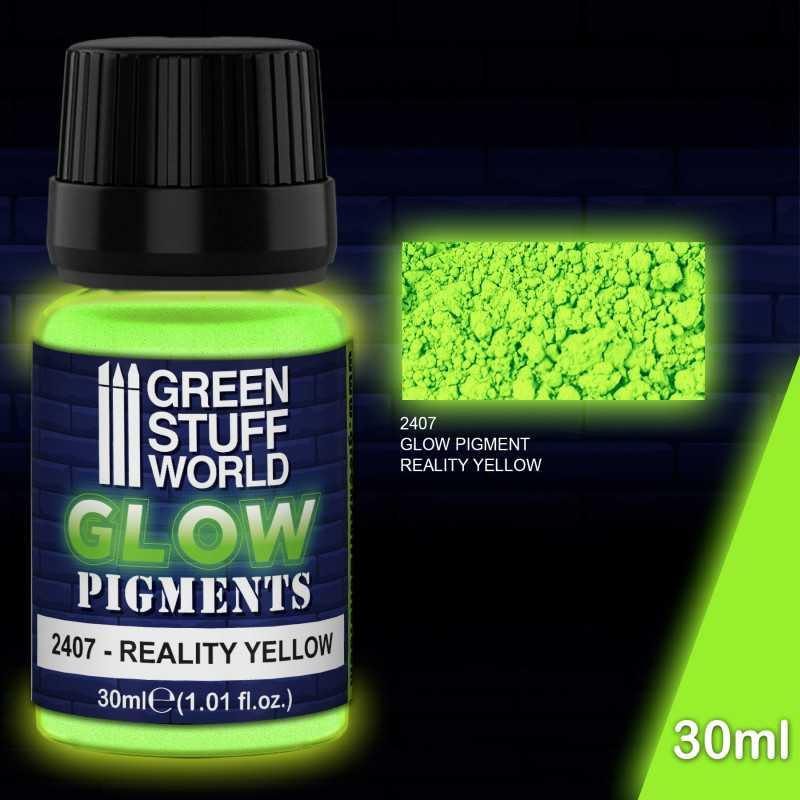 Pigment Glow in the Dark - REALITY YELLOW-GREEN - ZZGames.dk