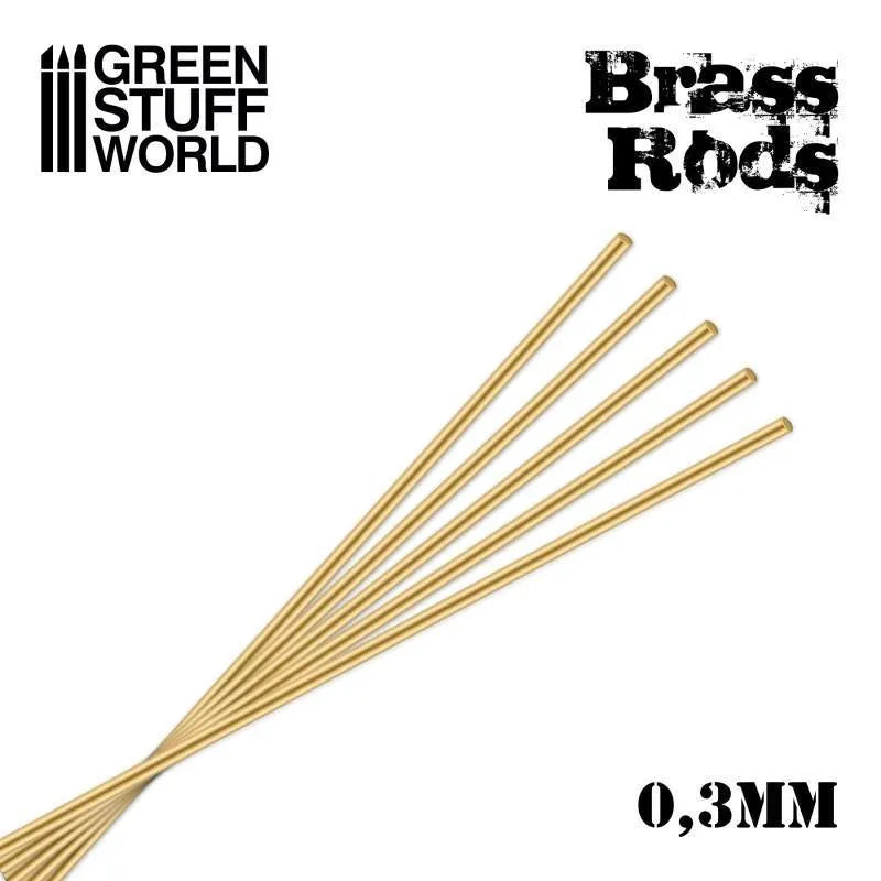 Pinning Brass Rods x5, 0,3mm - ZZGames.dk