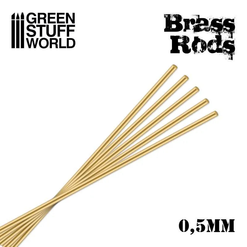 Pinning Brass Rods x5, 0,5mm - Pinning Brass Rods x5, 0,5mm - ZZGames.dk