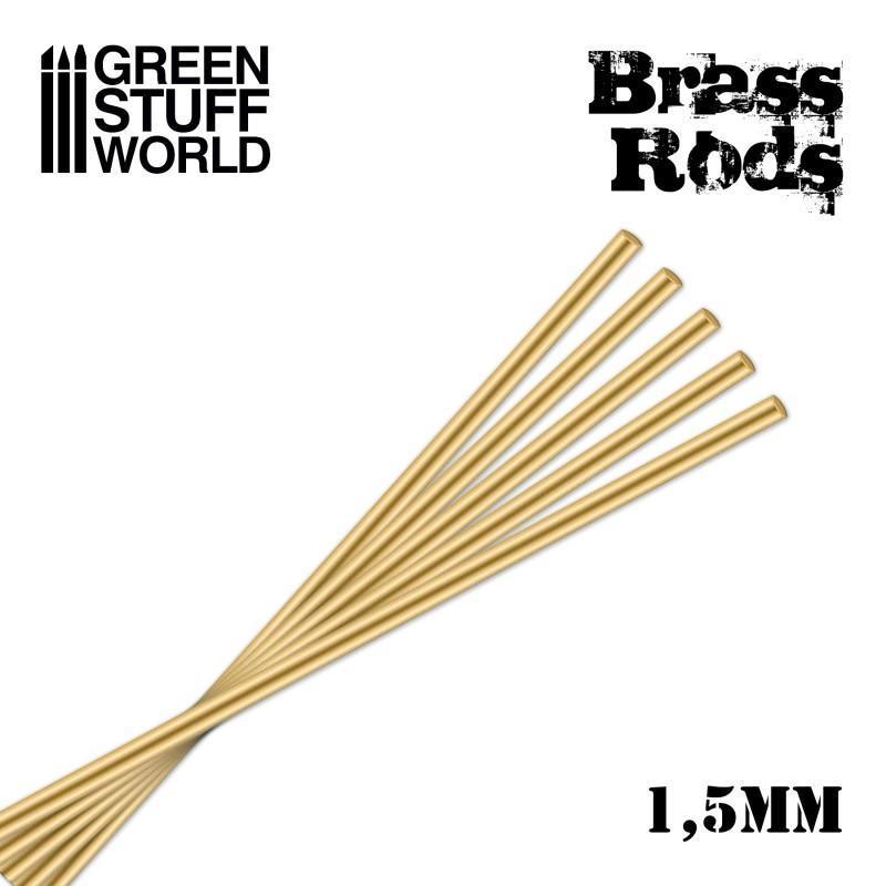 Pinning Brass Rods x5, 1,5mm - ZZGames.dk