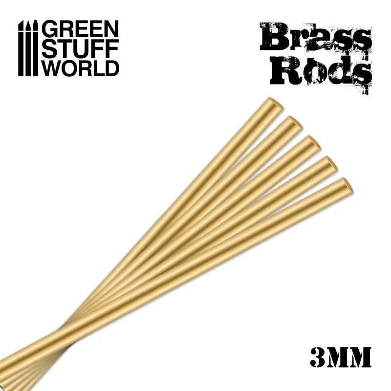 Pinning Brass Rods x5, 3mm - ZZGames.dk