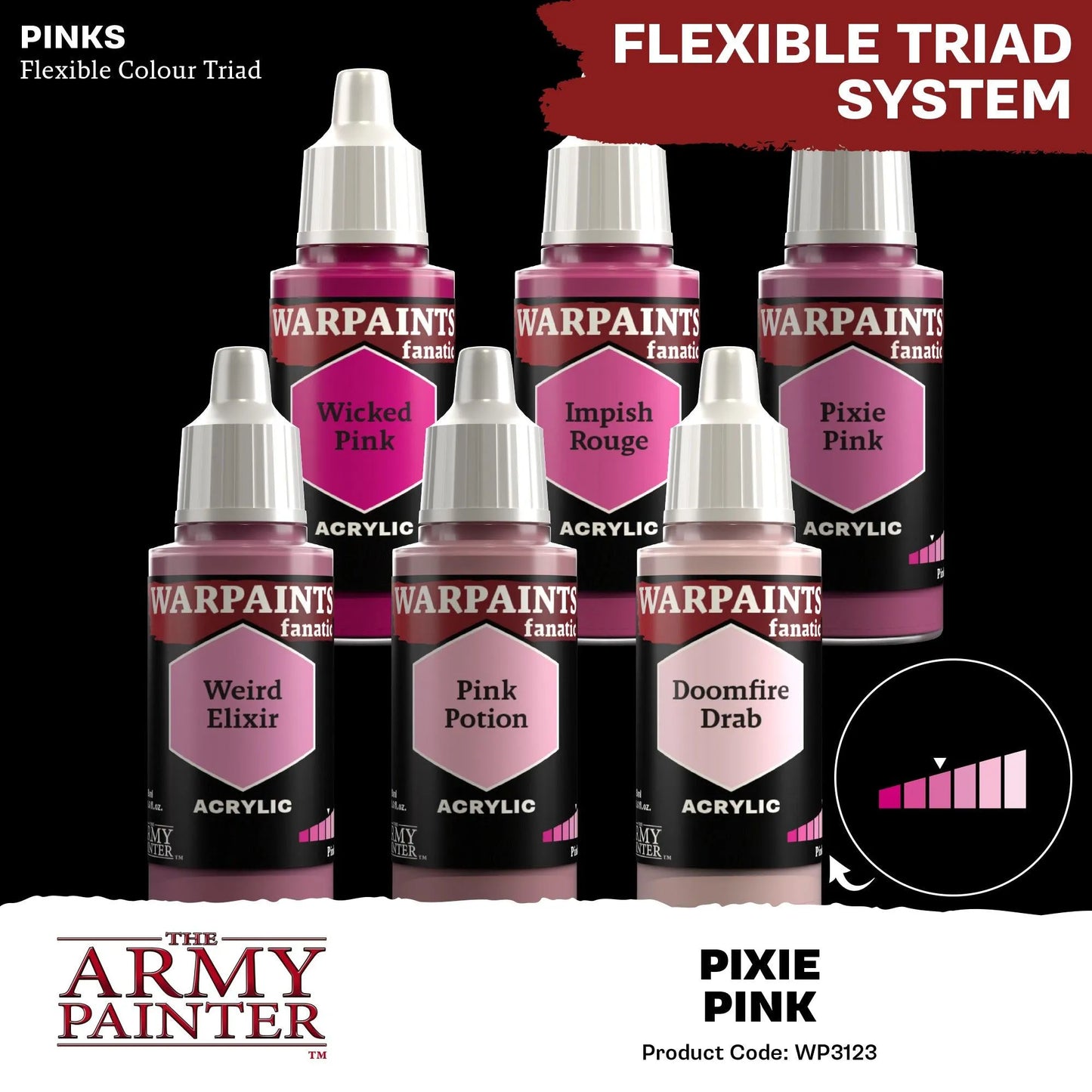 Pixie Pink (Warpaints Fanatic Acrylics) - ZZGames.dk