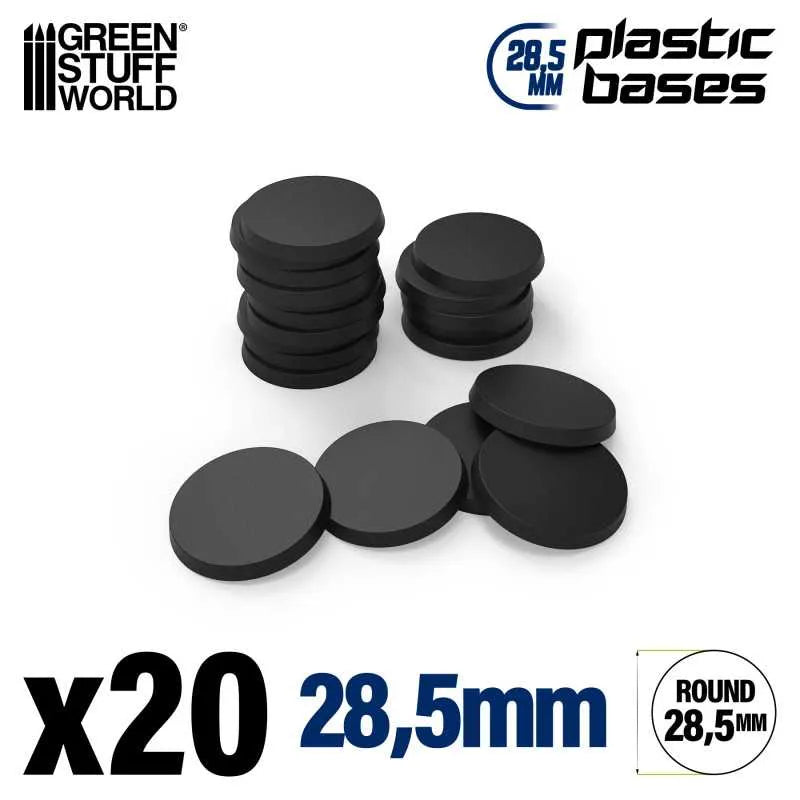 Plastic Bases - Round 28.5mm x20