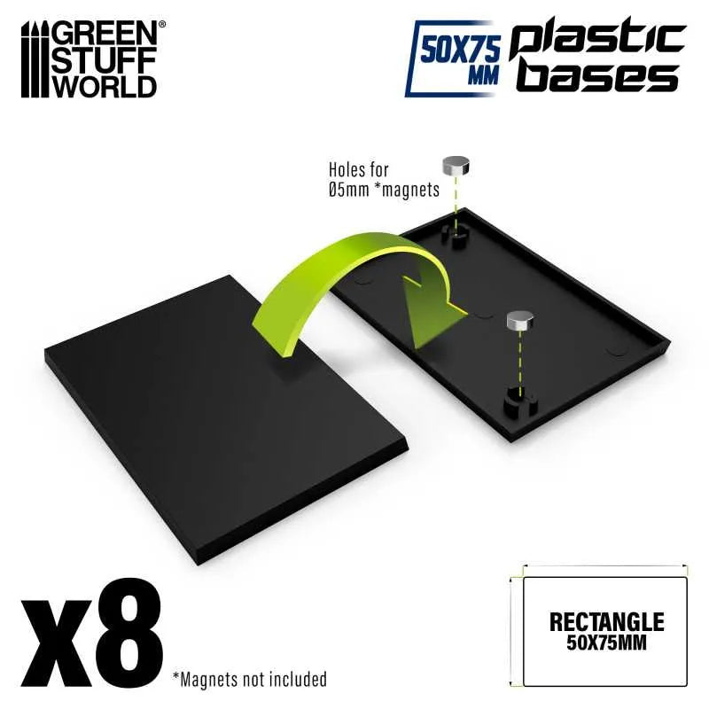 
                  
                    Plastic Bases - Rectangle 50x75mm x8
                  
                