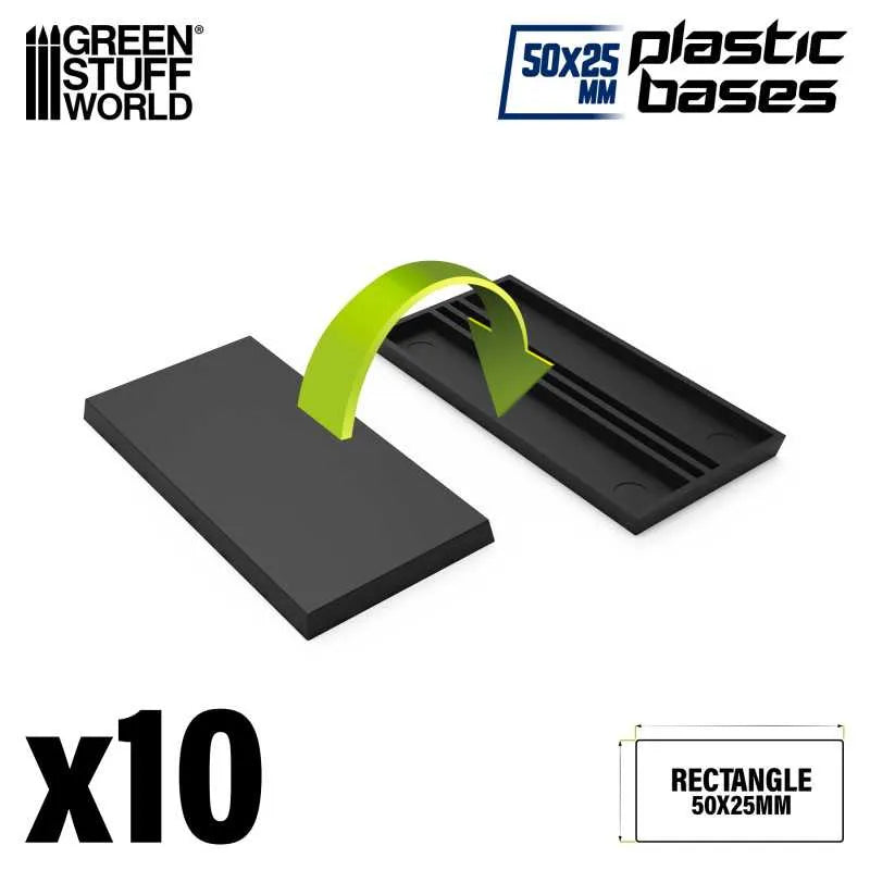 
                  
                    Plastic Bases - Rectangle 25x50mm x10
                  
                