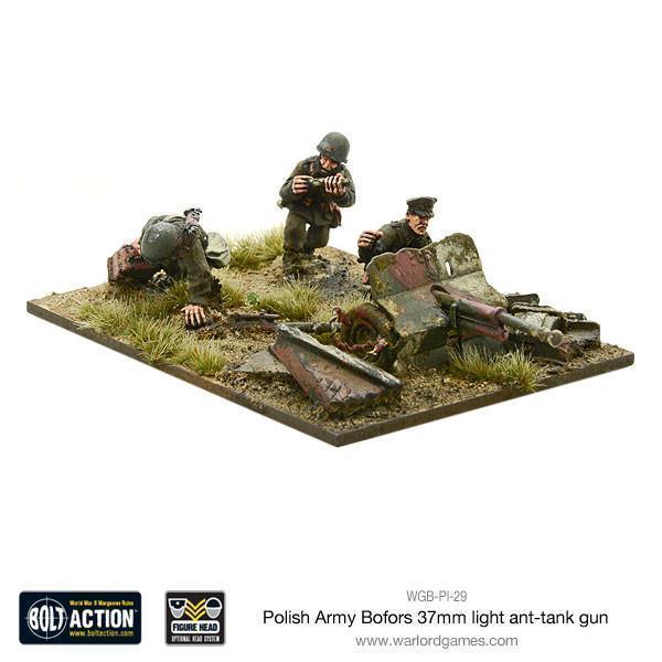 Polish Army Bofors 37mm Anti-Tank Gun - ZZGames.dk