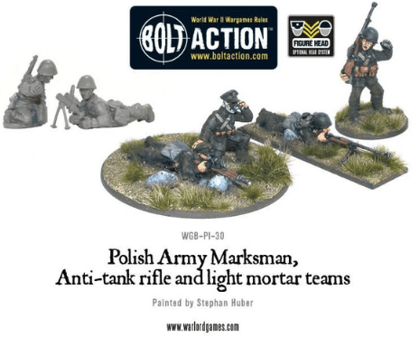 Polish Army Marksmen, Anti-Tank Rifle & Light Mortar - ZZGames.dk