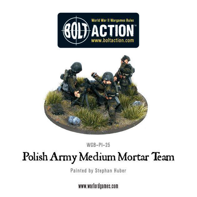 Polish Army Medium Mortar Team - ZZGames.dk