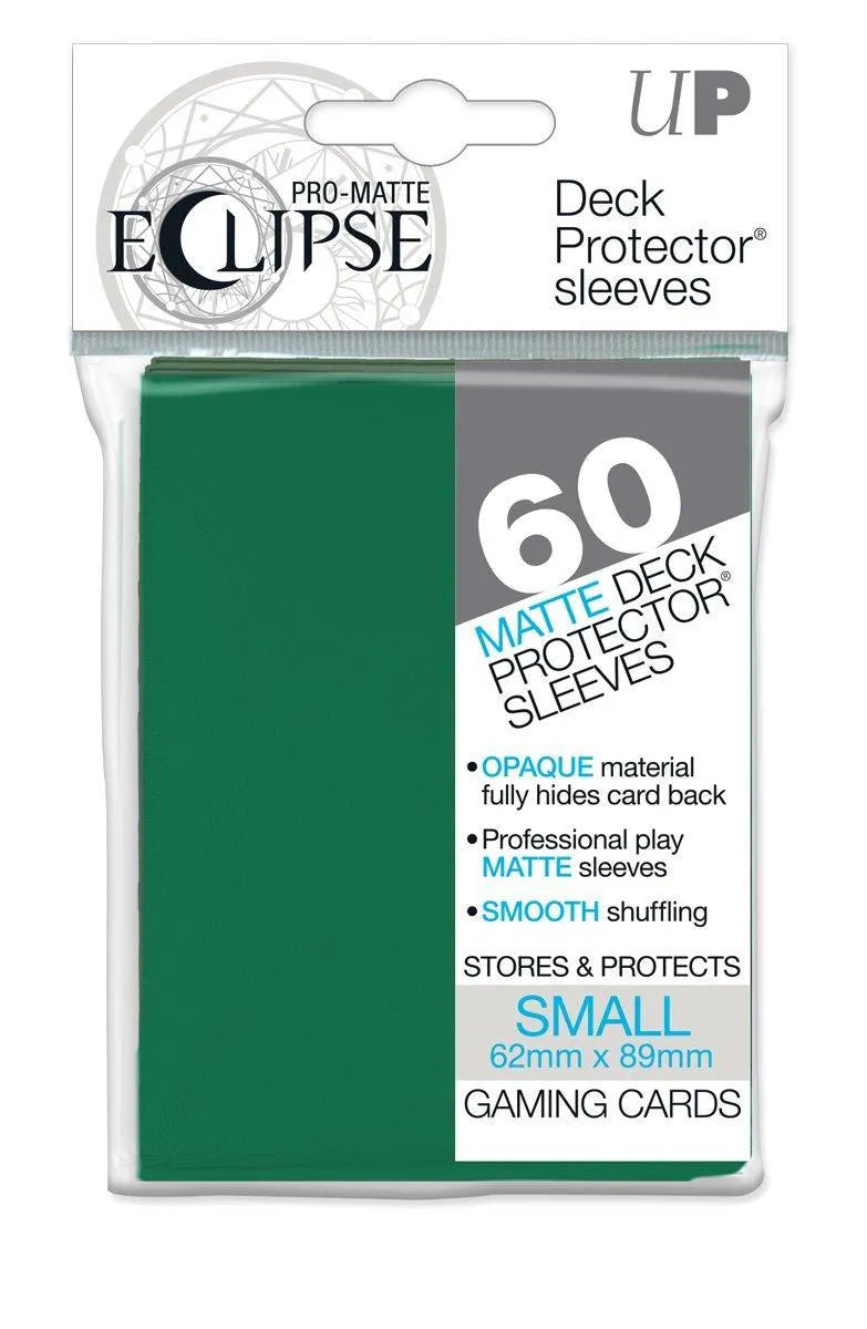 PRO-Matte Eclipse Forest Green Small 60 pcs (62x89mm) - ZZGames.dk