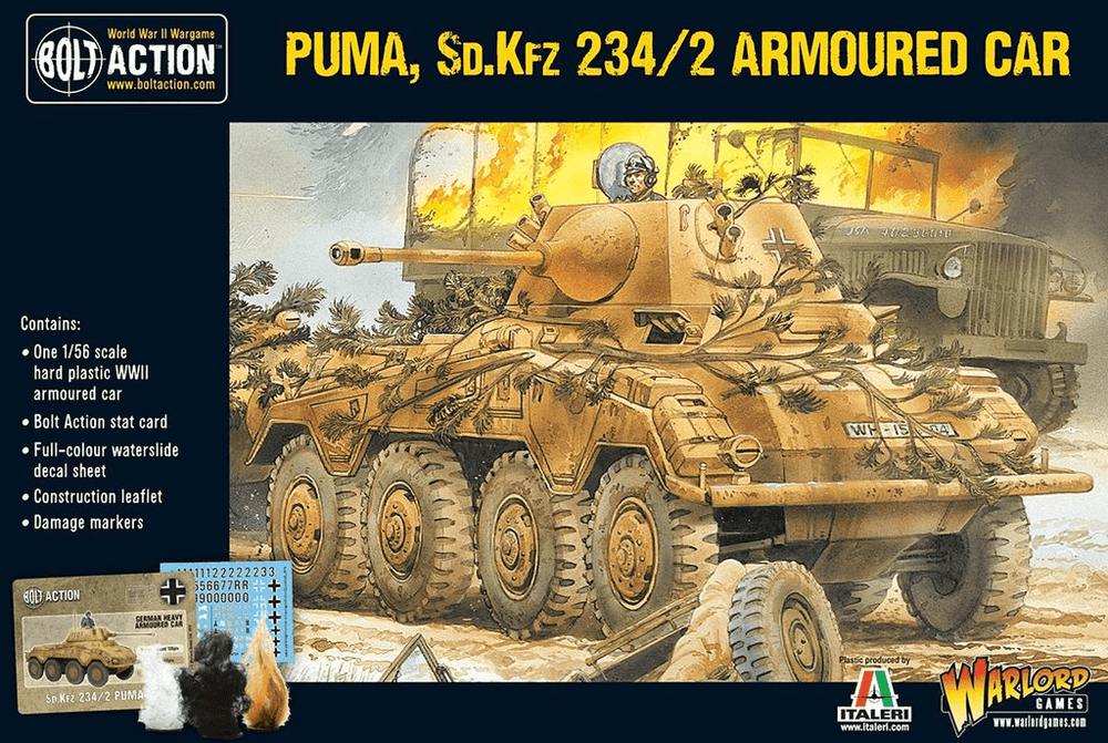 Puma Sd.Kfz 234/2 Armoured Car - ZZGames.dk