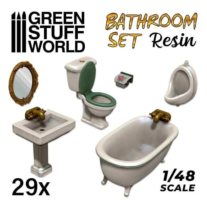 Resin Set Toilet and WC - ZZGames.dk