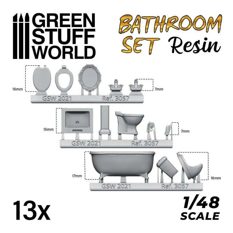 Resin Set Toilet and WC - ZZGames.dk