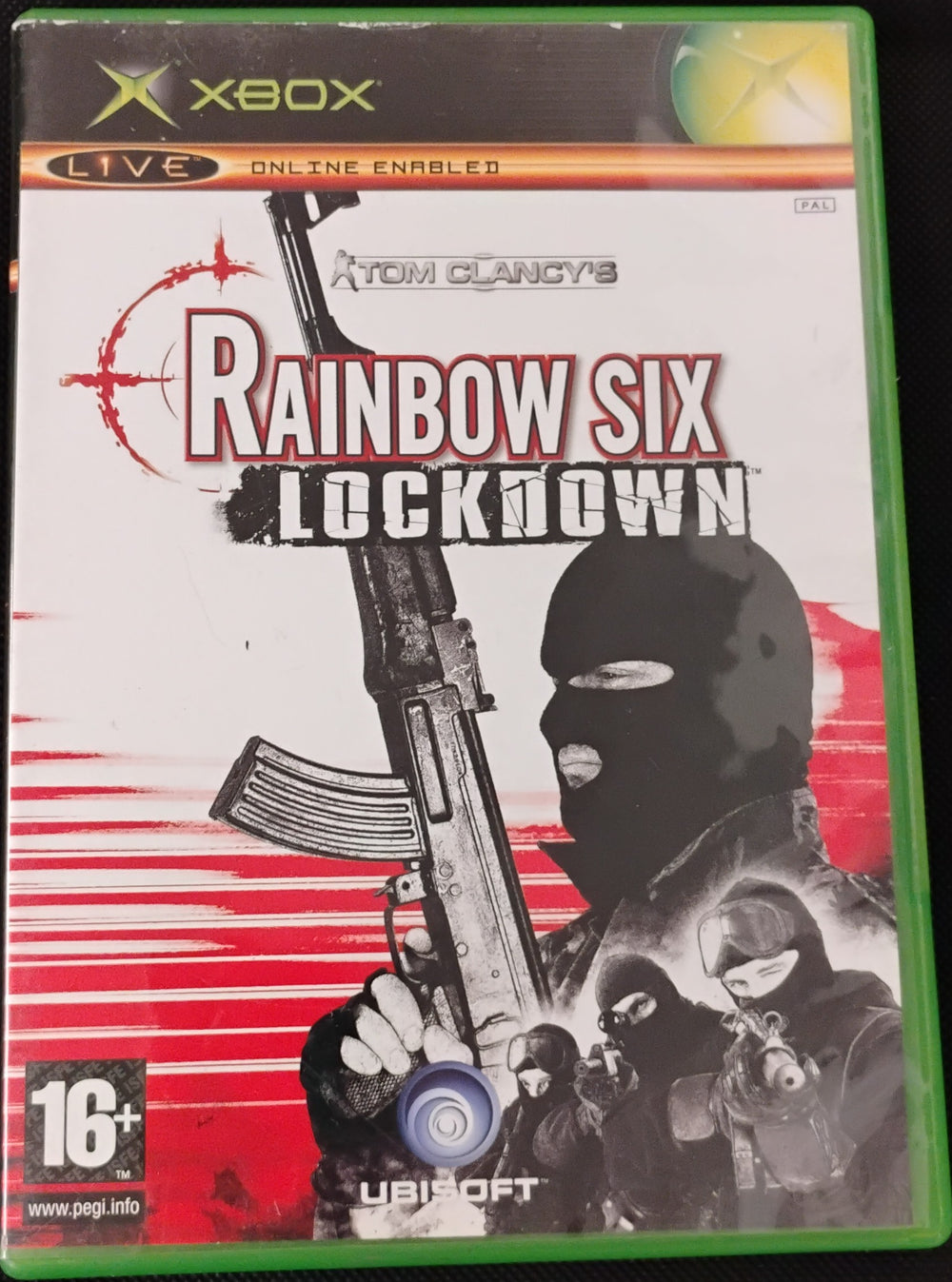 Tom Clancy's Rainbow Six Lockdown (Lidt slid på front cover)