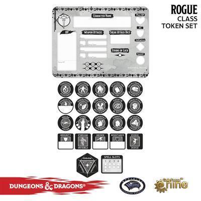 Rogue Token Set - ZZGames.dk