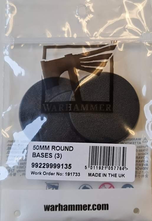 ROUND BASE 50MM - ZZGames.dk