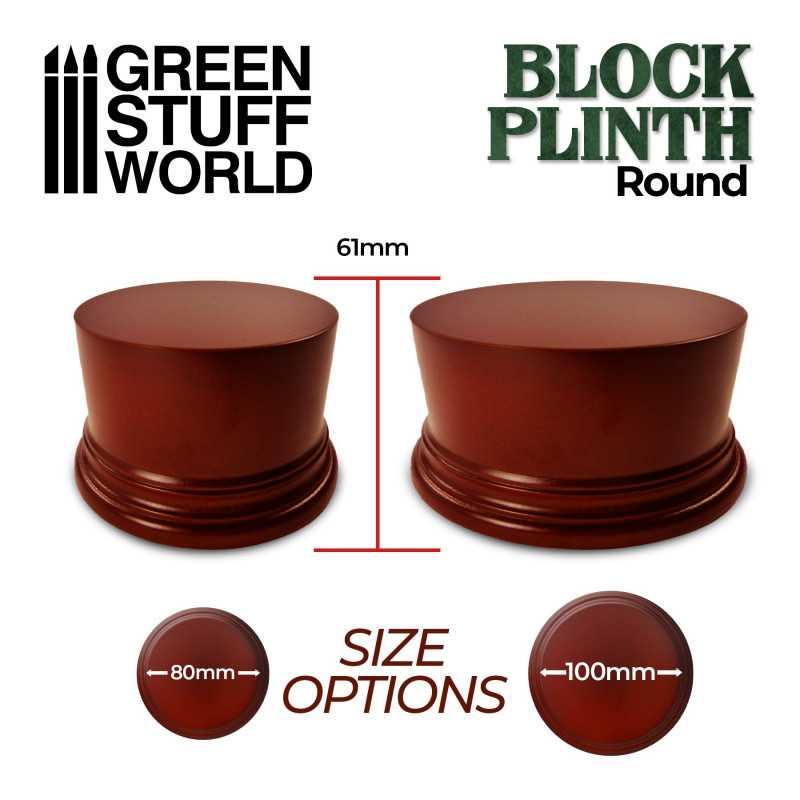 
                  
                    Round Block Plinth 10cm - Hazelnut - ZZGames.dk
                  
                