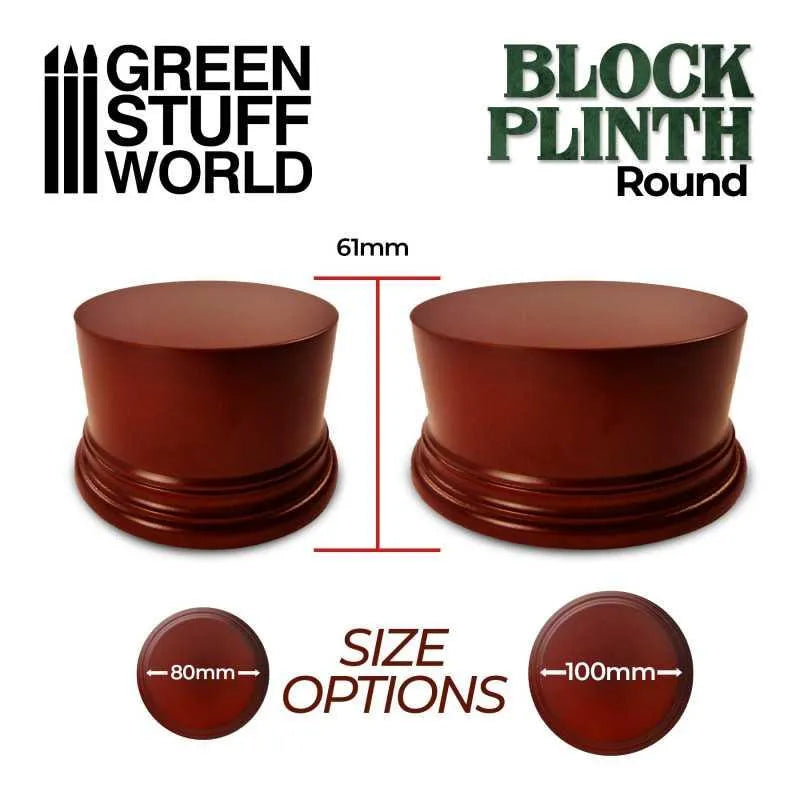 
                  
                    Round Block Plinth 8cm - Hazelnut - ZZGames.dk
                  
                