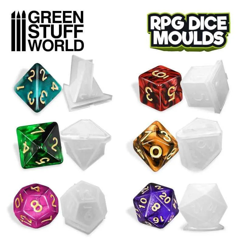 RPG Dice Moulds - ZZGames.dk