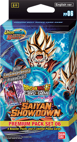 Saiyan Showdown Premium Pack Set 06 PP06 - ZZGames.dk