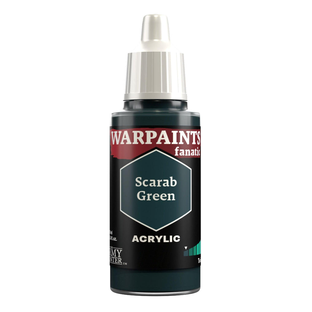 
                  
                    Scarab Green (Warpaints Fanatic Acrylics) - ZZGames.dk
                  
                