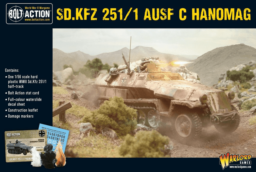 Sd.Kfz 251/1 Ausf C Hanomag - ZZGames.dk