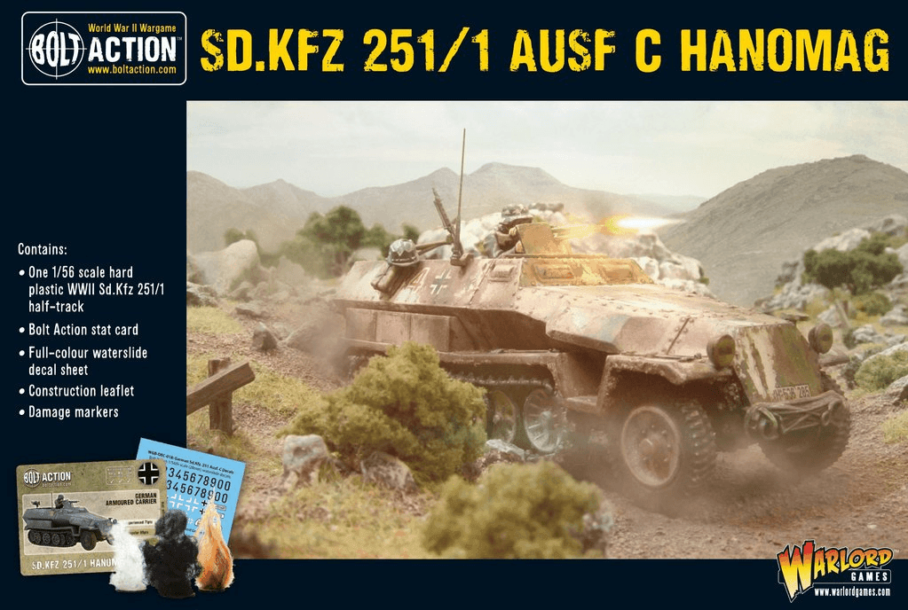 Sd.Kfz 251/1 Ausf C Hanomag - ZZGames.dk