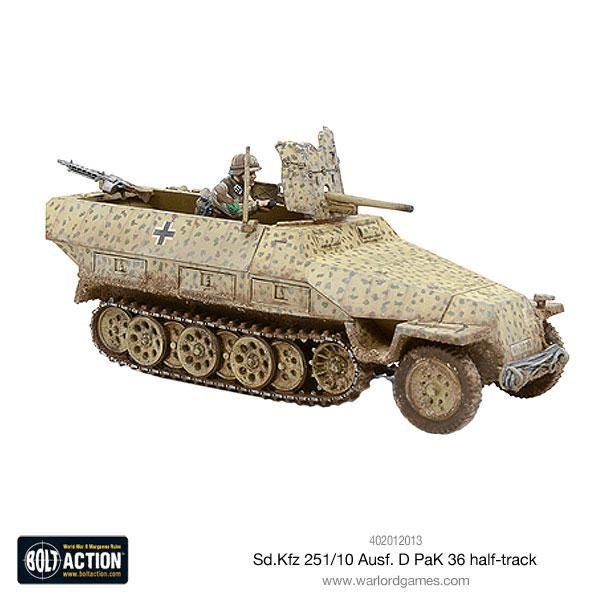 Sd.Kfz 251/10 ausf D (3.7mm Pak) Half Track - ZZGames.dk