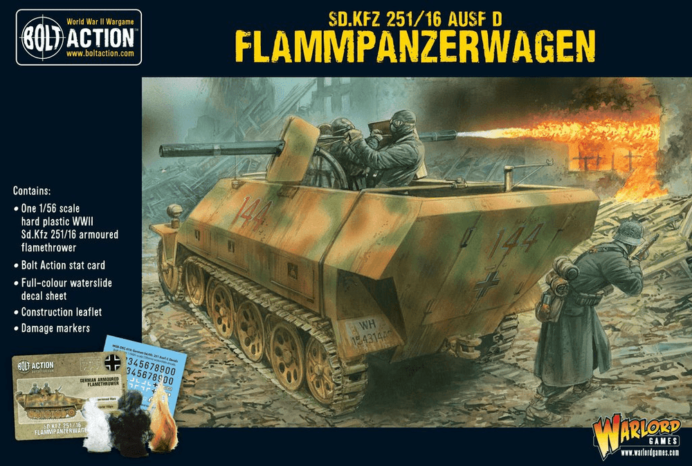 Sd.Kfz 251/16 Ausf D Flammenpanzerwagen - ZZGames.dk