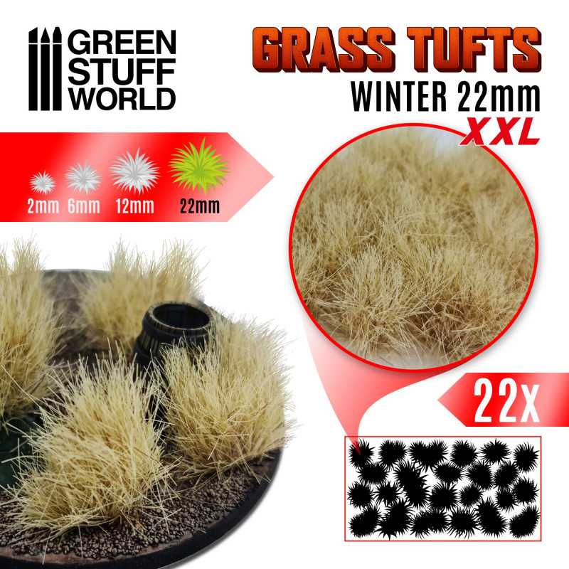 Grass Tufts XXL 22mm - Winter x22