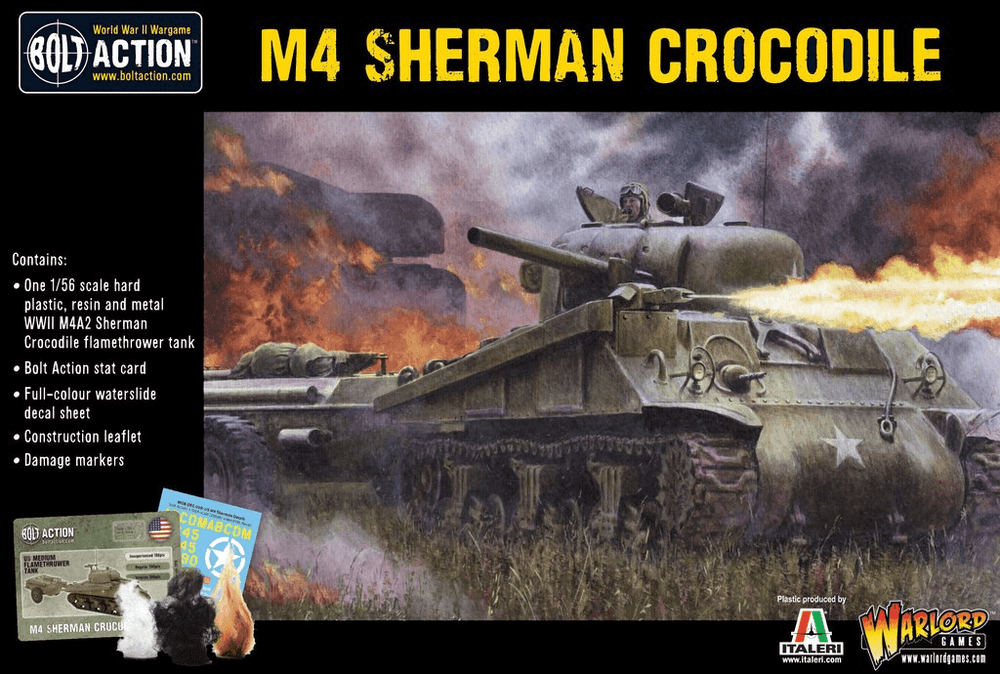 Sherman Crocodile Flamethrower Tank - ZZGames.dk