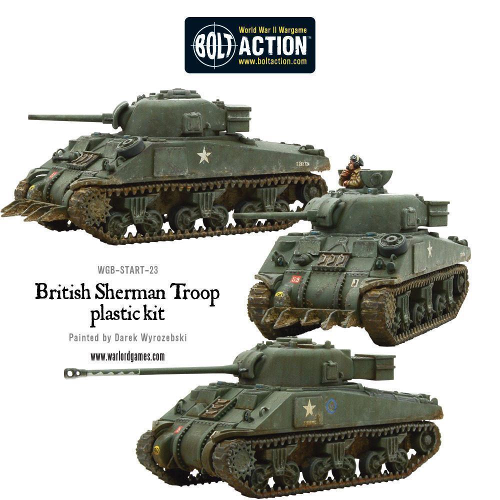 Sherman V Tank Troop (2 Sherman V's 1 Firefly) - ZZGames.dk