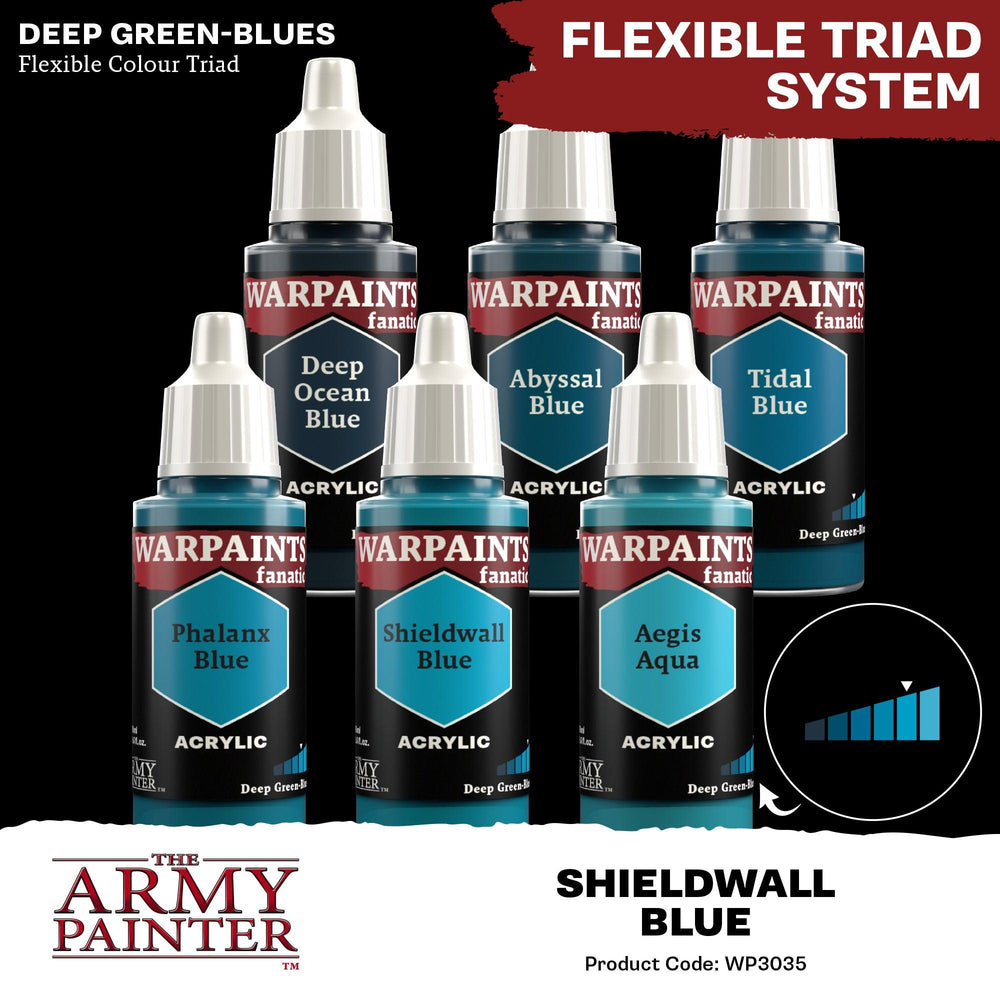 Shieldwall Blue (Warpaints Fanatic Acrylics) - ZZGames.dk