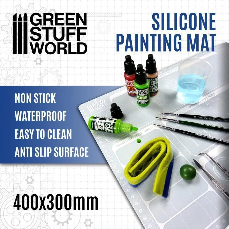 
                  
                    Silicone Painting Mat 400x300mm - ZZGames.dk
                  
                