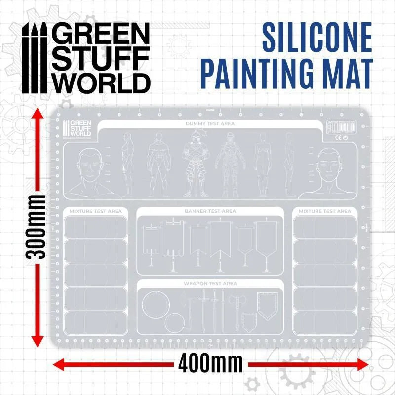 
                  
                    Silicone Painting Mat 400x300mm - ZZGames.dk
                  
                