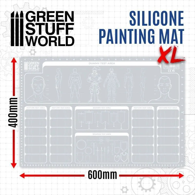 
                  
                    Silicone Painting Mat 600x400mm - ZZGames.dk
                  
                