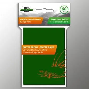 Small Double-Matte - Green (62x89mm) - ZZGames.dk