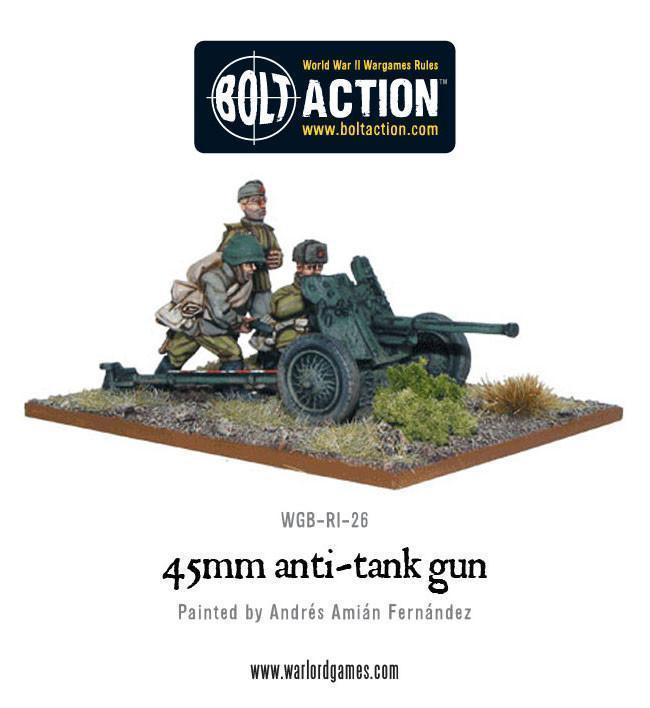 Soviet 45mm Anti Tank Gun - ZZGames.dk