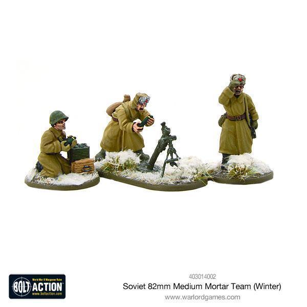 Soviet 82mm Medium Mortar Team (Winter) - ZZGames.dk