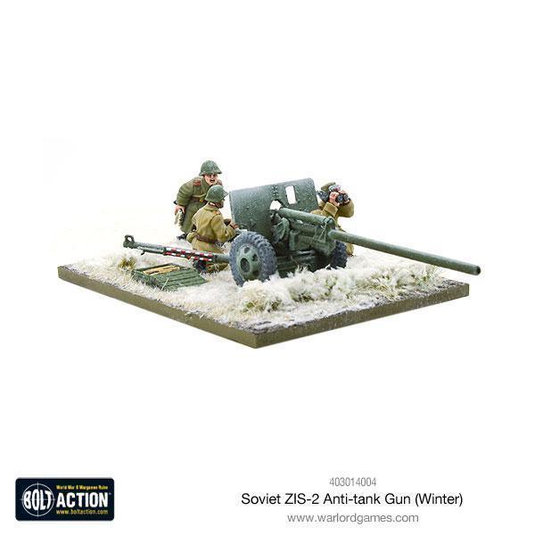 Soviet ZIS-2 anti-tank Gun (Winter) - ZZGames.dk