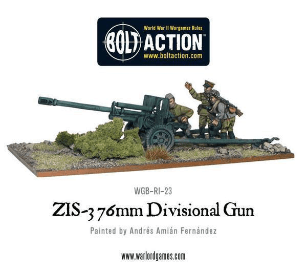 Soviet ZIS-3 76mm Divisional Gun - ZZGames.dk