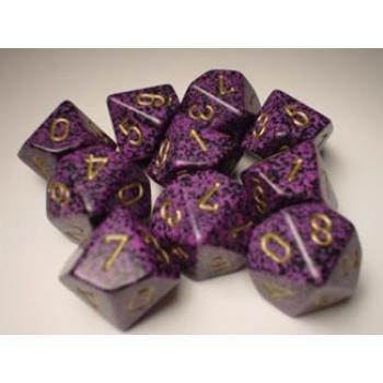 Speckled Polyhedral Ten d10 Set - Hurricane - ZZGames.dk