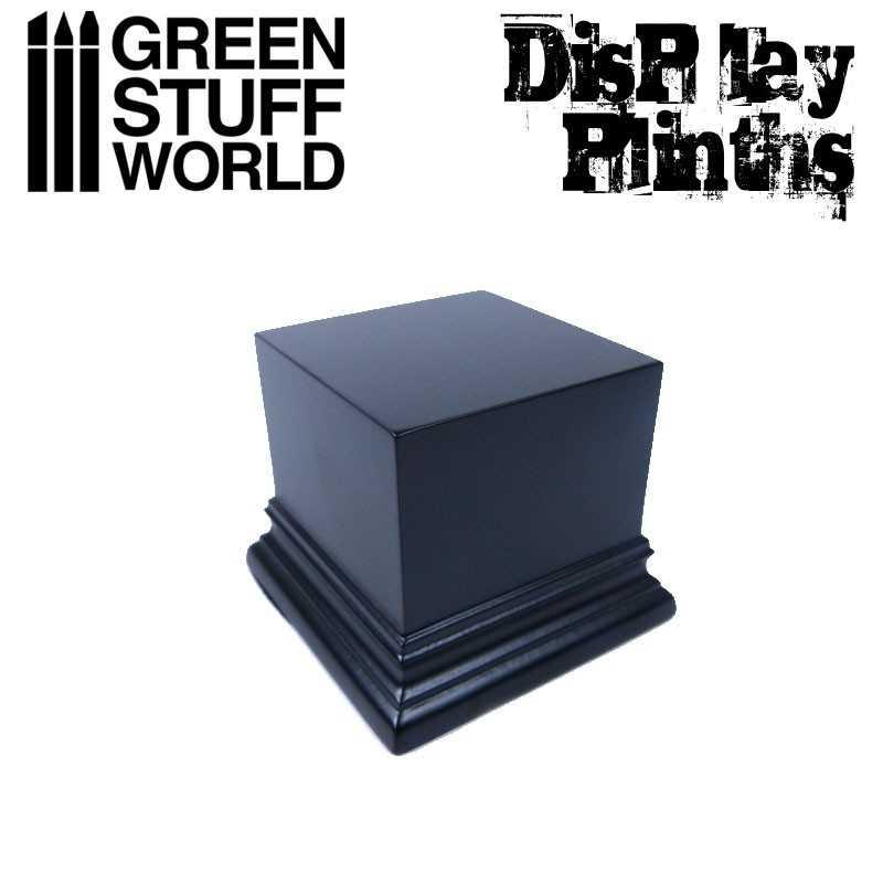 Square Top Display Plinth 6x6 cm - Black - ZZGames.dk