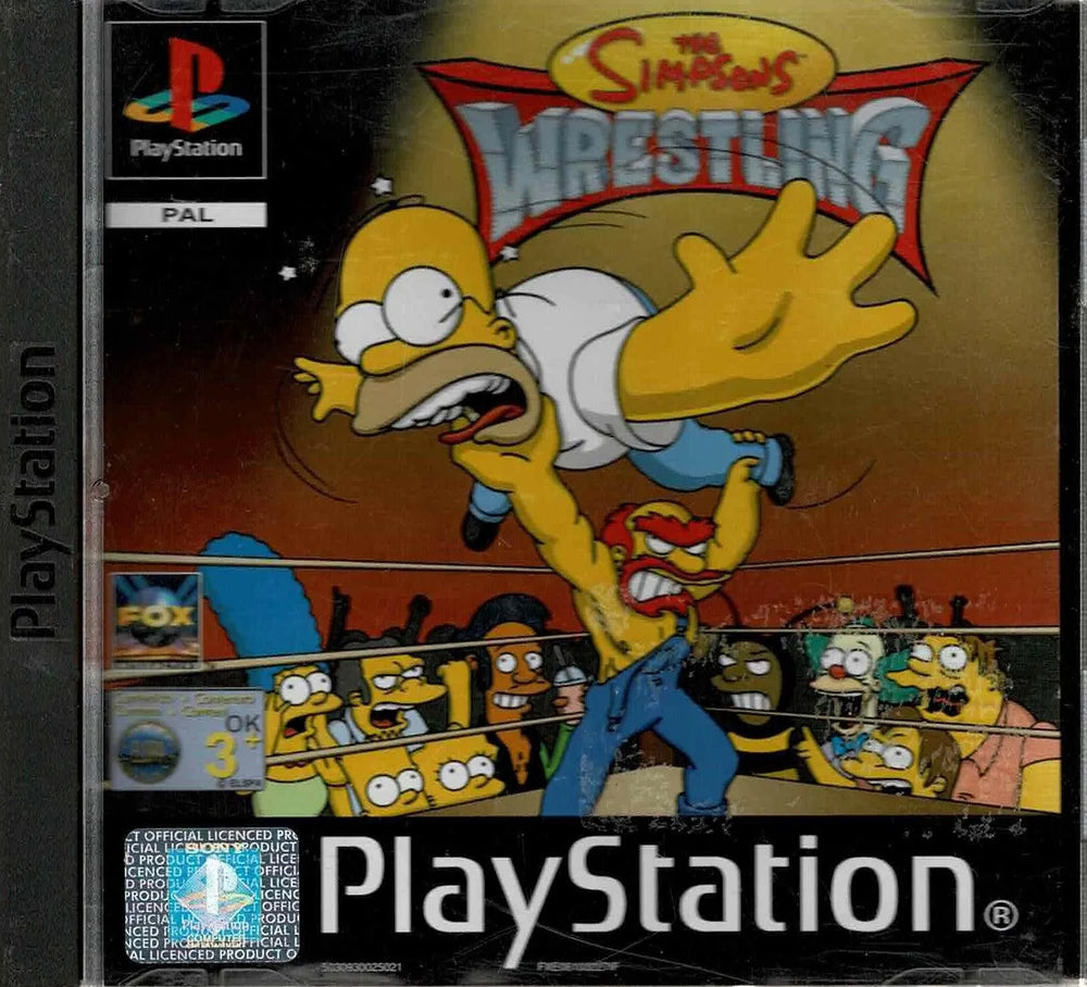 The Simpsons Wrestling (kosmetiske fejl) - ZZGames.dk