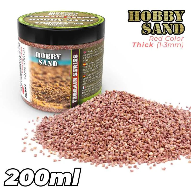 Thick Hobby Sand - Red 200ml