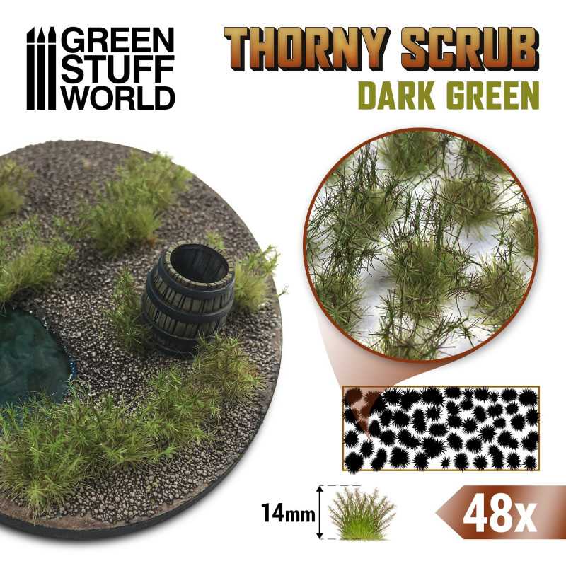 Thorny Scrubs - Dark Green x48