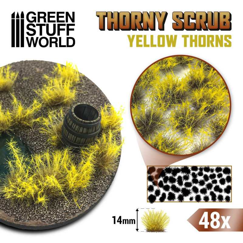 Thorny Scrubs - Yellow Thorns x48