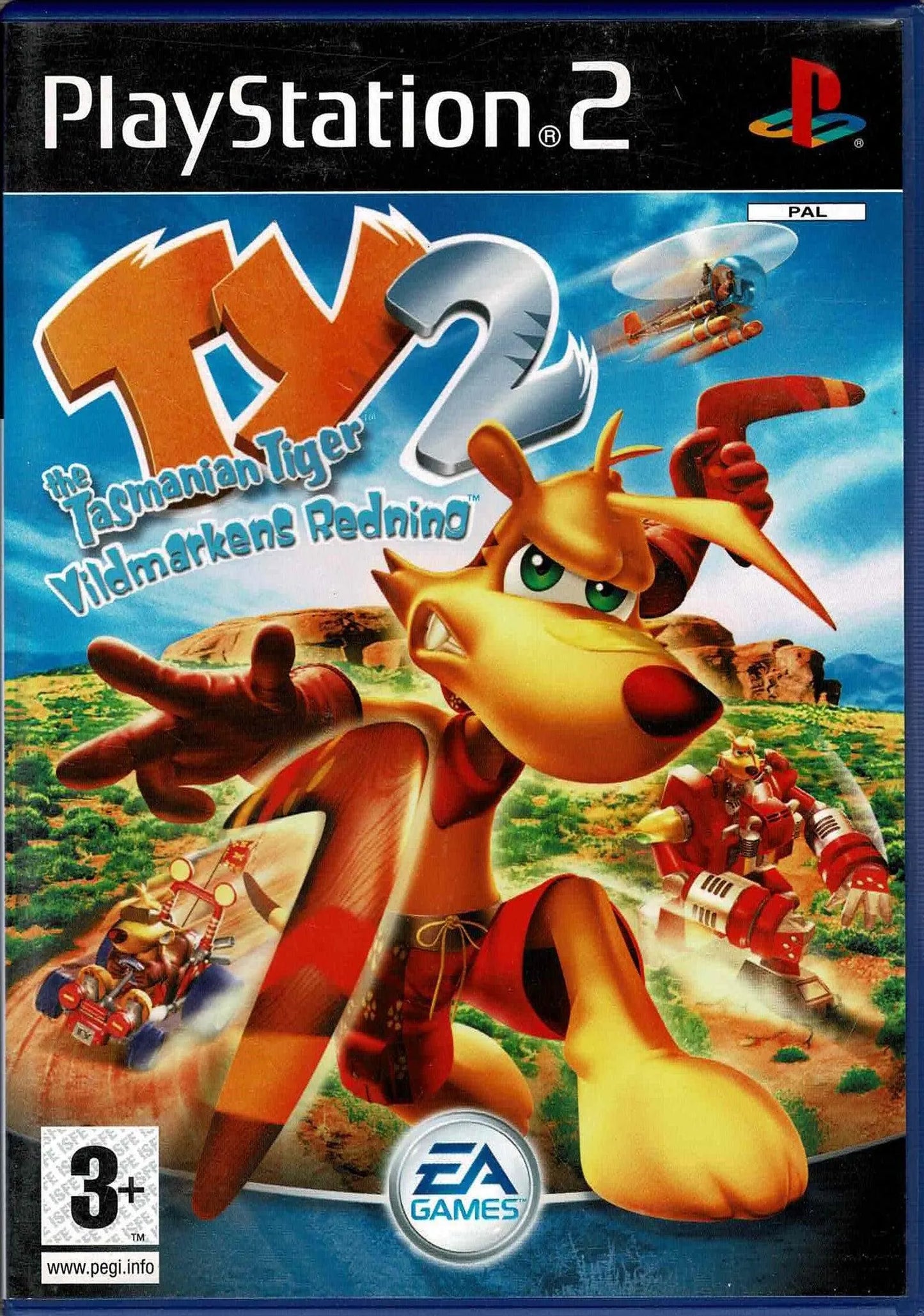 TY The Tasmanian Tiger 2: Vildmarkens Redning - ZZGames.dk