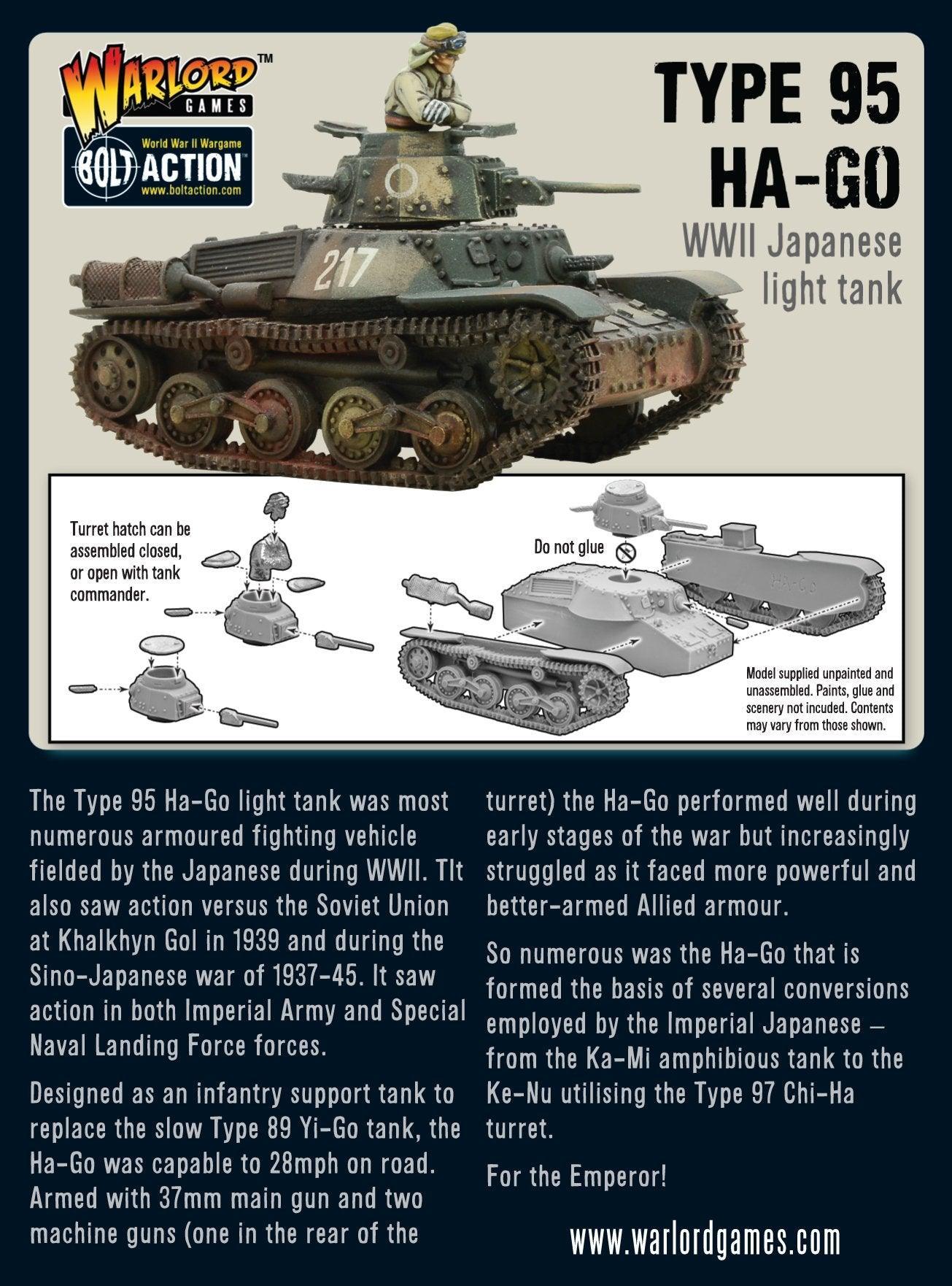 Type 95 Ha-Go light tank - ZZGames.dk