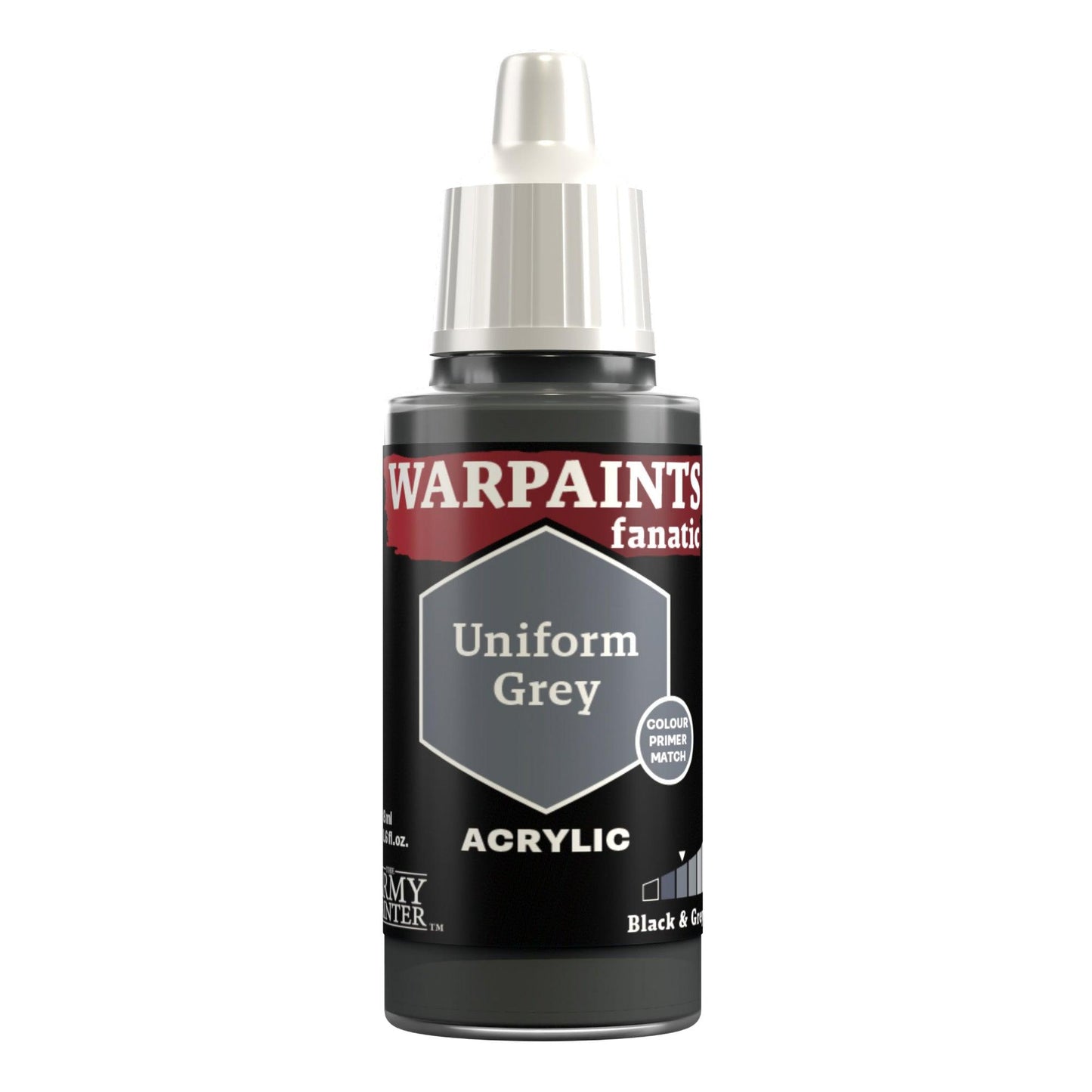 Uniform Grey (Warpaints Fanatic Acrylics) - ZZGames.dk